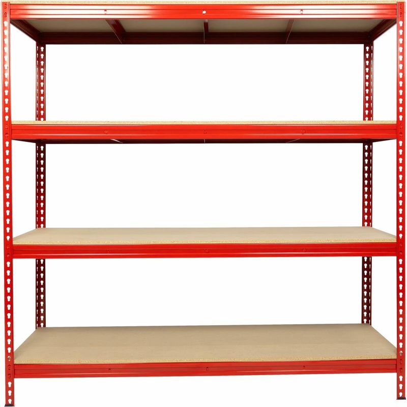 Estante Metálica 180x180cm 4 Prateleiras 1600Kg Worker