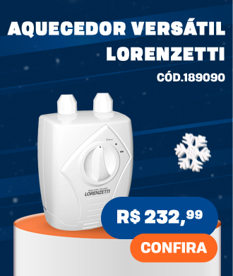 Aquecedor Versátil Elétrico Branco Lorenzetti
