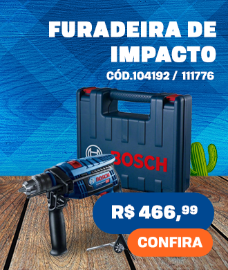 Furadeira de Impacto Reversível GSB 13 RE 750W 127V Bosch