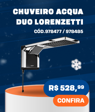 Chuveiro Acqua Duo Ultra Lorenzetti