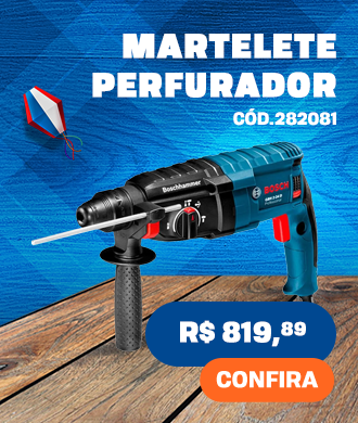 Martelete Perfurador Rompedor SDS Plus 820W GBH2-24D Bosch
