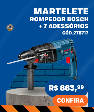 Martelete Rompedor com 7 Acessórios