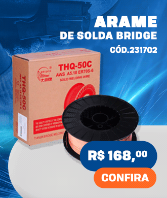 Arame para Solda MIG 1,2mm 15kg da Bridge