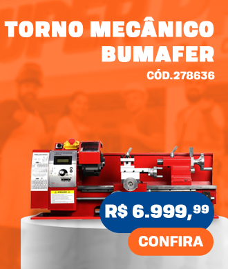 Torno Mecânico com Motor Brushless Bumafer